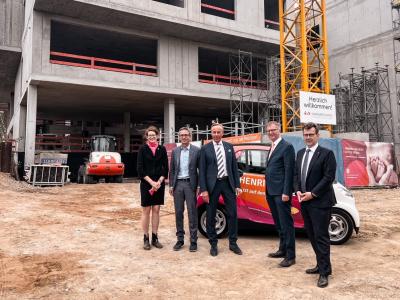 Mutter-Kind-Zentrum HENRIKE: Bauarbeiten gehen gut voran